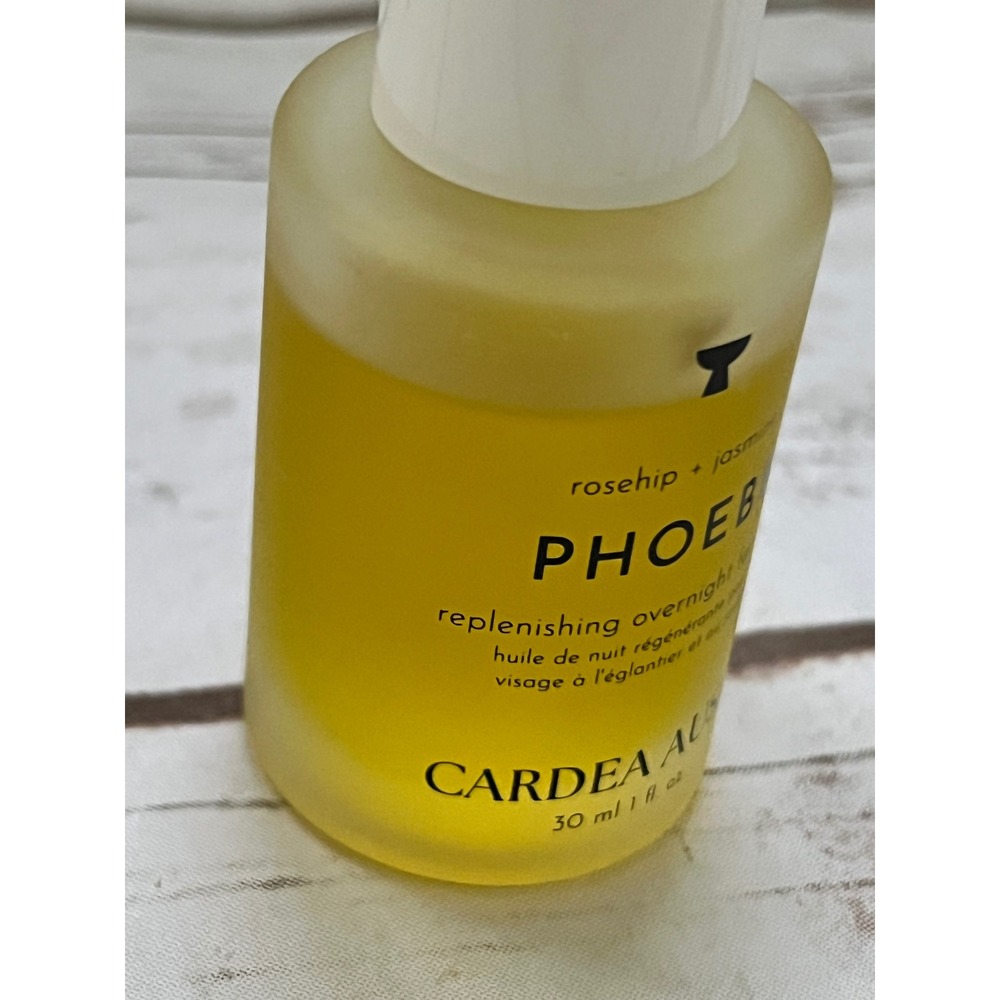 Cardea Auset Phoebe Replenishing Overnight Facial Oil Rosehip Jasmine 30ml 1oz